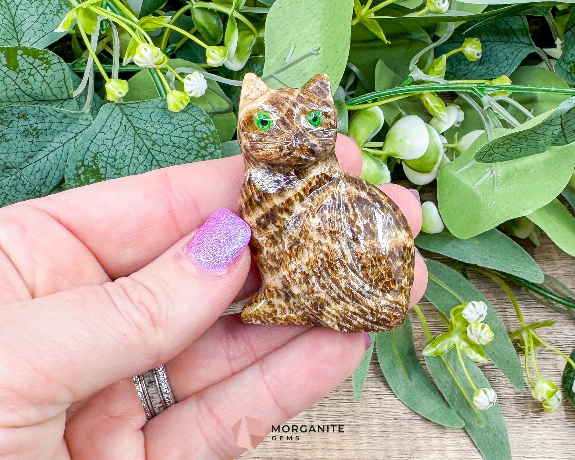 Soapstone Cat (2”) – Hand-Carved Symbol of Independence Protection & Mystery - Metaphysical Crystals