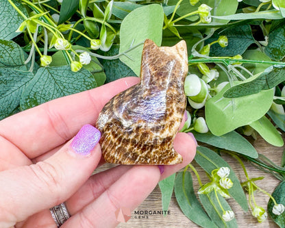 Soapstone Cat (2”) – Hand-Carved Symbol of Independence Protection & Mystery - Metaphysical Crystals