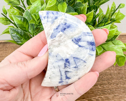 Sodalite Moon-Morganite Gems