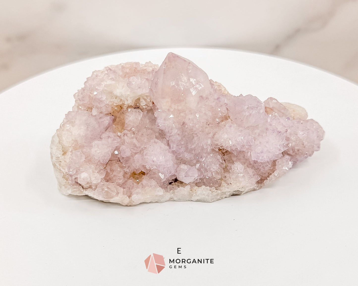 Spirit (Cactus) Quartz Specimens – Unique Natural Crystal Clusters for Spiritual Growth and Healing-Morganite Gems