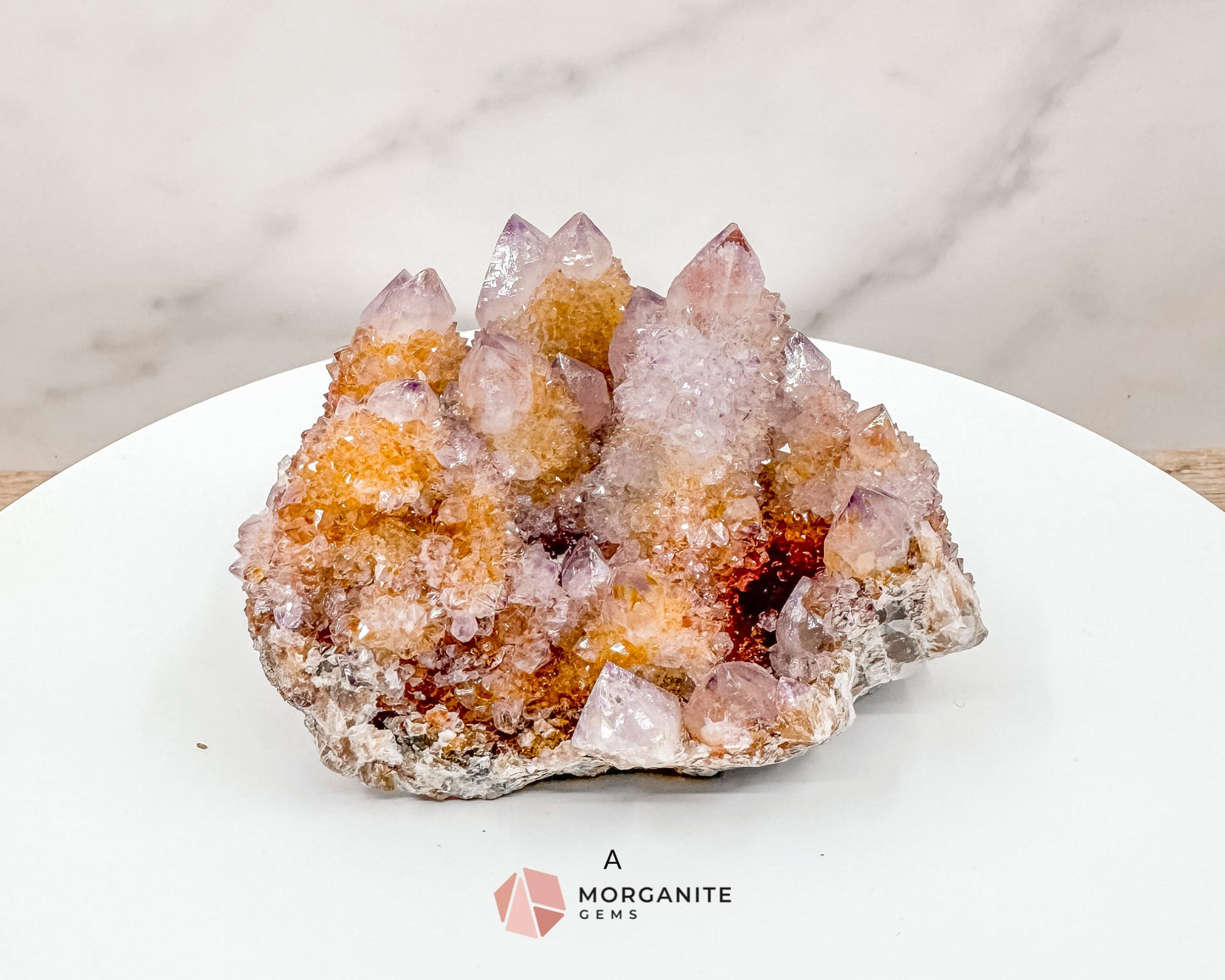 Spirit (Cactus) Quartz Specimens – Unique Natural Crystal Clusters for Spiritual Growth and Healing-Morganite Gems