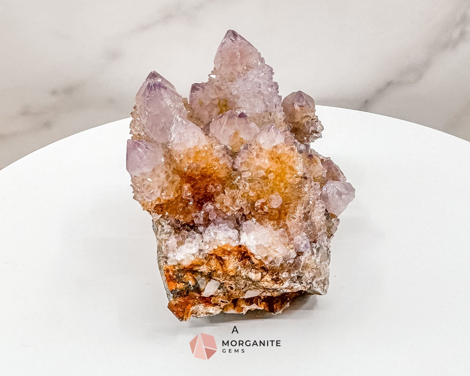 Spirit (Cactus) Quartz Specimens – Unique Natural Crystal Clusters for Spiritual Growth and Healing-Morganite Gems