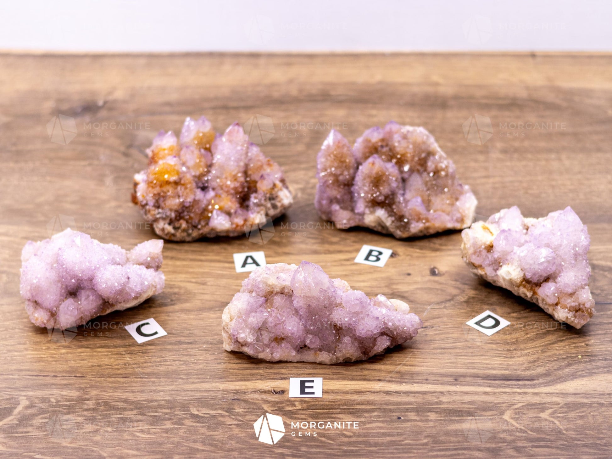 Spirit (Cactus) Quartz Specimens – Unique Natural Crystal Clusters for Spiritual Growth and Healing-Morganite Gems