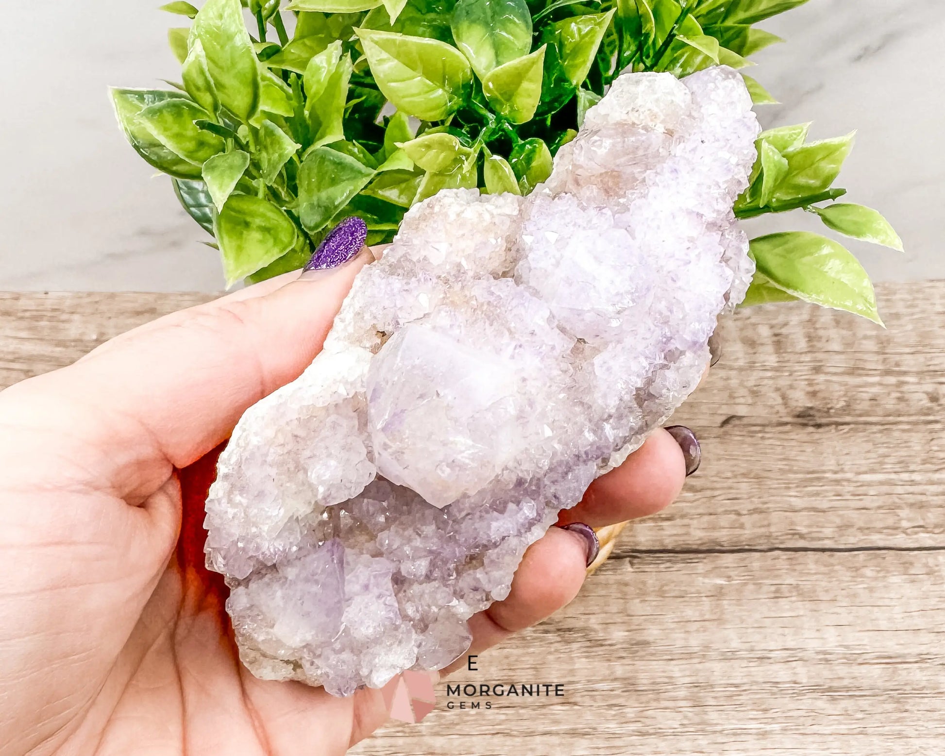 Spirit (Cactus) Quartz Specimens – Unique Natural Crystal Clusters for Spiritual Growth and Healing-Morganite Gems