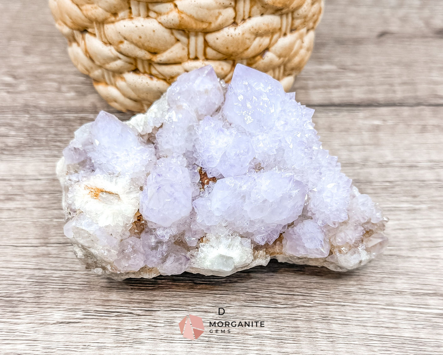 Spirit (Cactus) Quartz Specimens – Unique Natural Crystal Clusters for Spiritual Growth and Healing-Morganite Gems