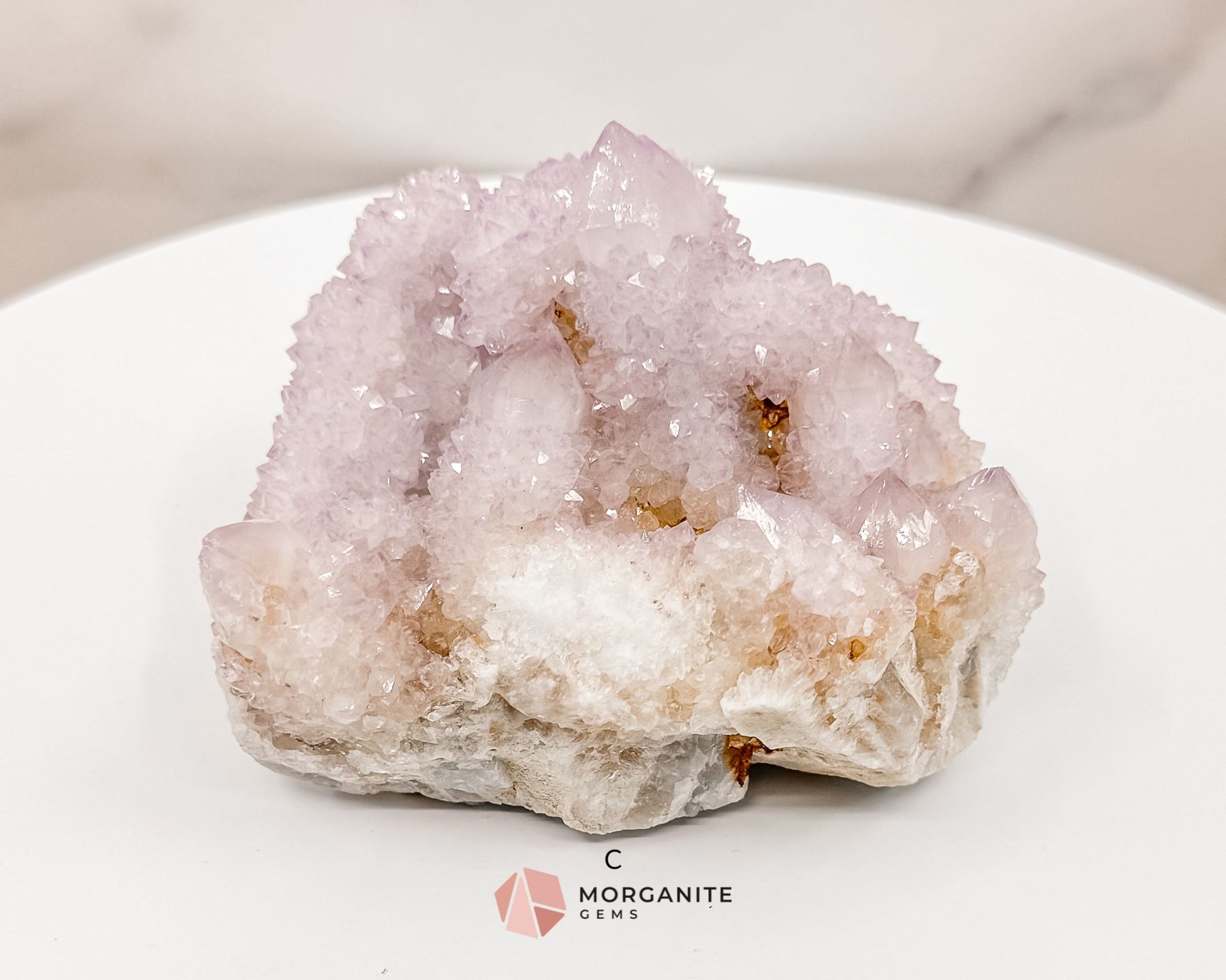 Spirit (Cactus) Quartz Specimens – Unique Natural Crystal Clusters for Spiritual Growth and Healing-Morganite Gems