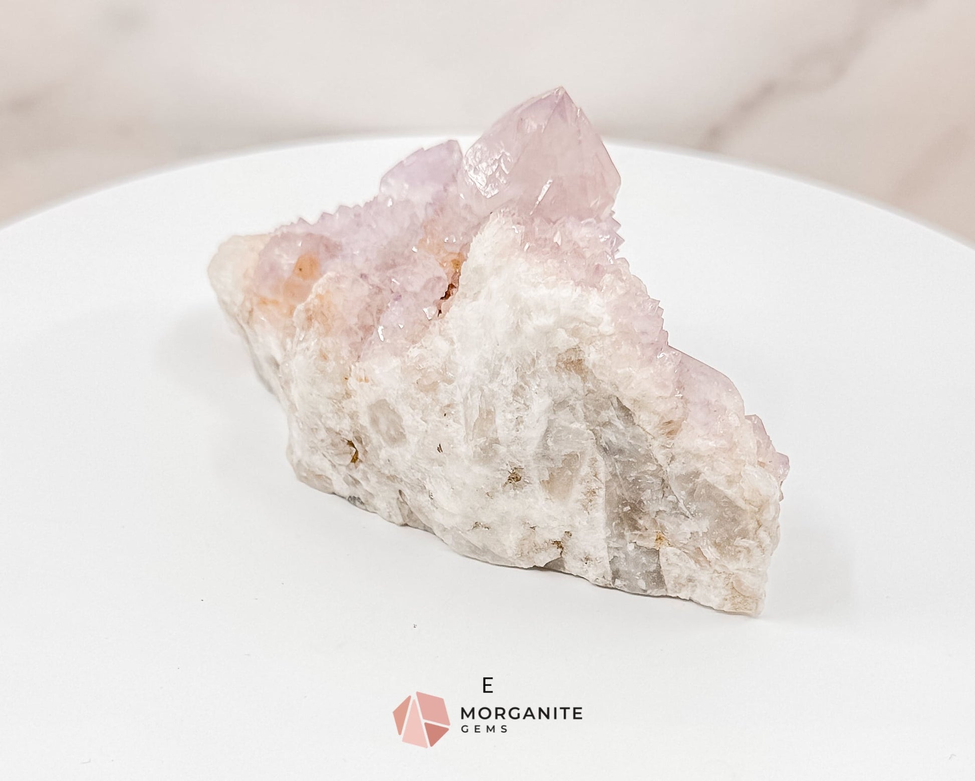 Spirit (Cactus) Quartz Specimens – Unique Natural Crystal Clusters for Spiritual Growth and Healing-Morganite Gems