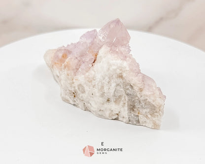 Spirit (Cactus) Quartz Specimens – Unique Natural Crystal Clusters for Spiritual Growth and Healing-Morganite Gems