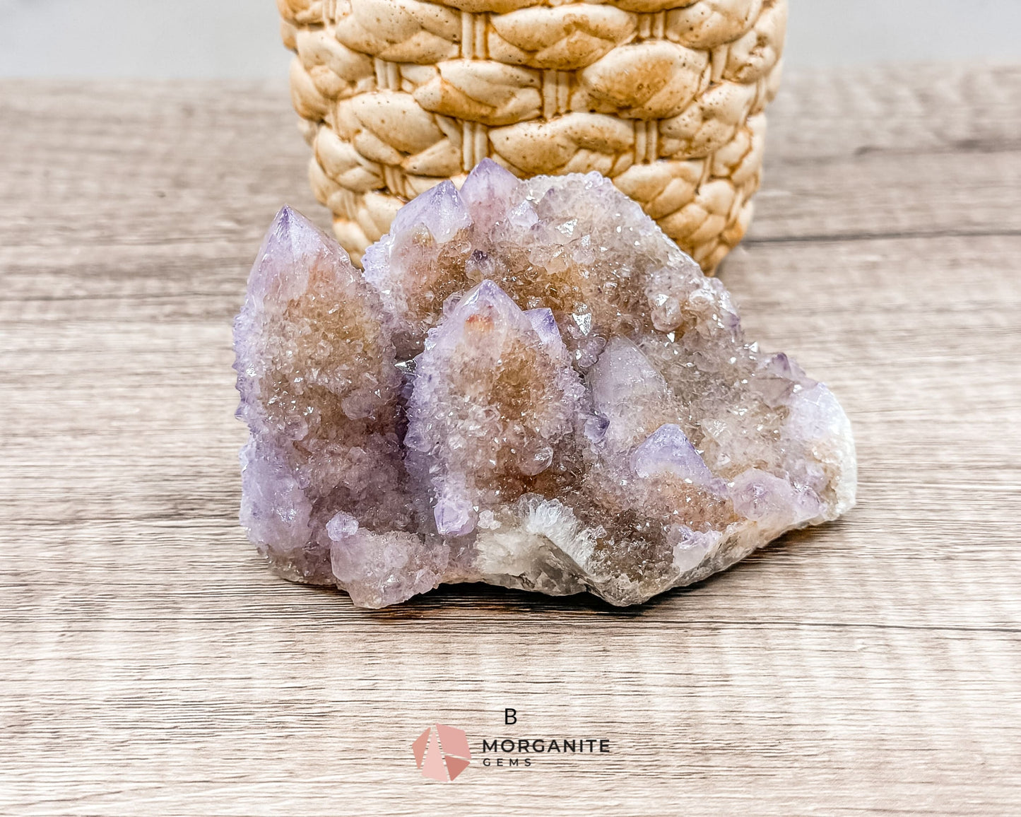 Spirit (Cactus) Quartz Specimens – Unique Natural Crystal Clusters for Spiritual Growth and Healing-Morganite Gems