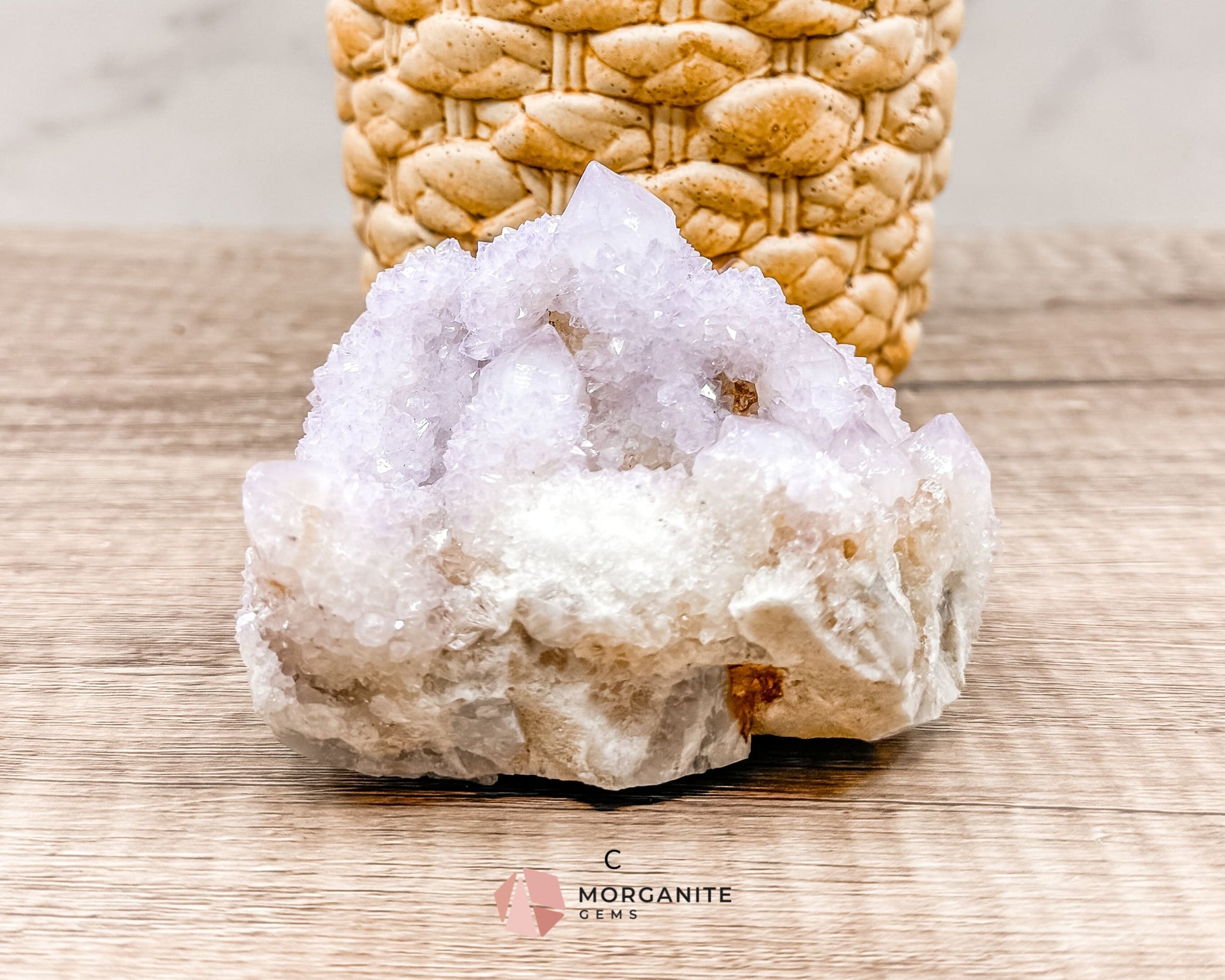 Spirit (Cactus) Quartz Specimens – Unique Natural Crystal Clusters for Spiritual Growth and Healing-Morganite Gems