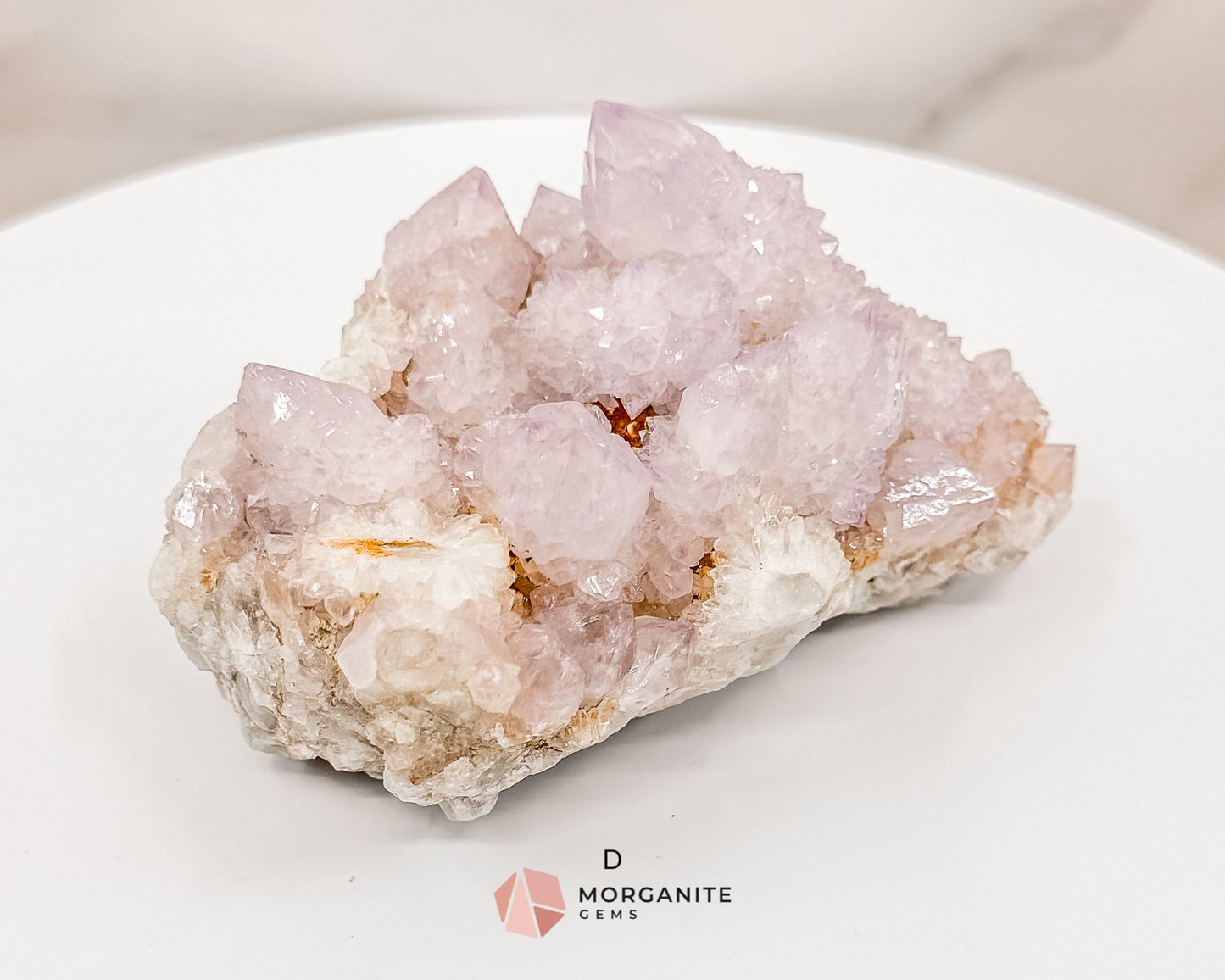 Spirit (Cactus) Quartz Specimens – Unique Natural Crystal Clusters for Spiritual Growth and Healing-Morganite Gems