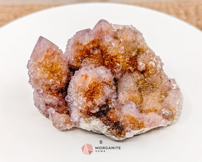 Spirit (Cactus) Quartz Specimens – Unique Natural Crystal Clusters for Spiritual Growth and Healing-Morganite Gems