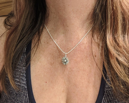 Sunflower Necklace Set-Morganite Gems