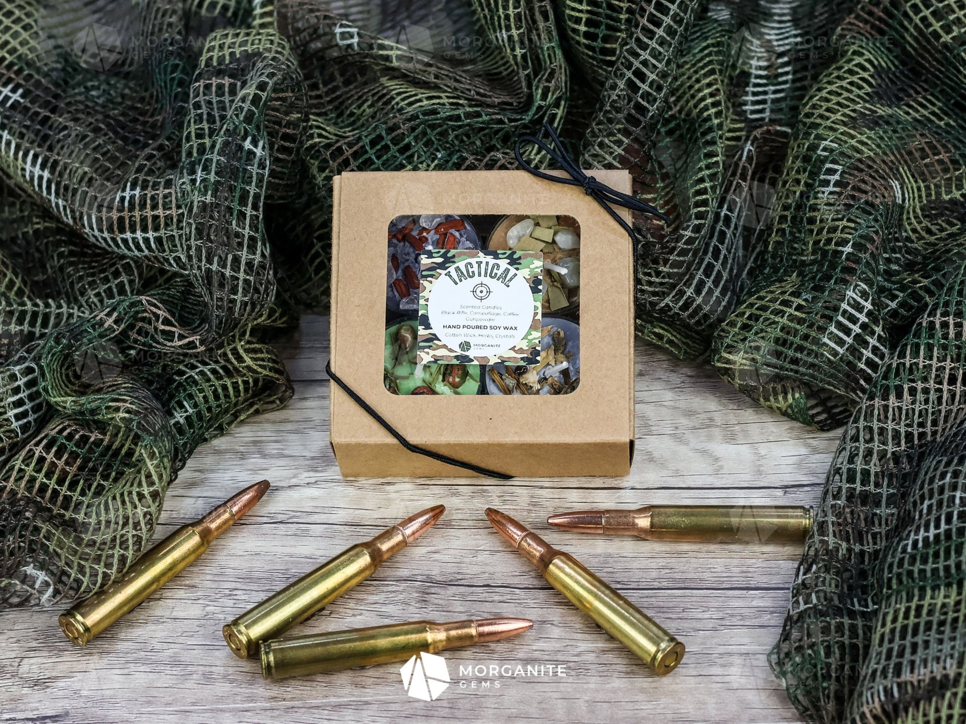 Tactical Candles for Men-Morganite Gems