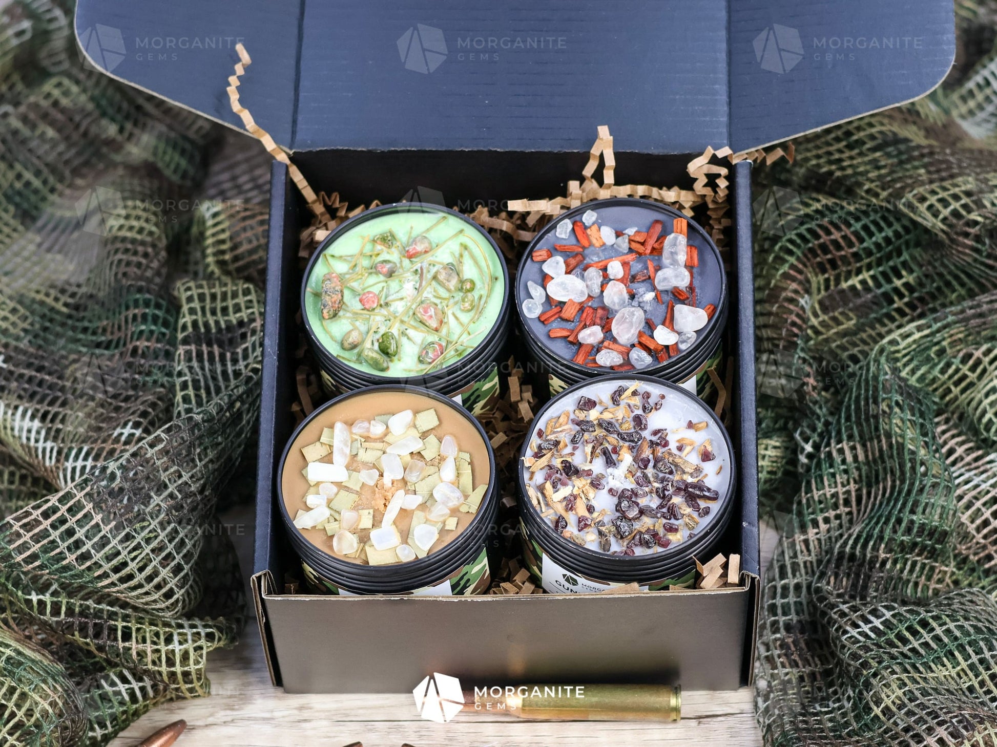 Tactical Candles for Men-Morganite Gems