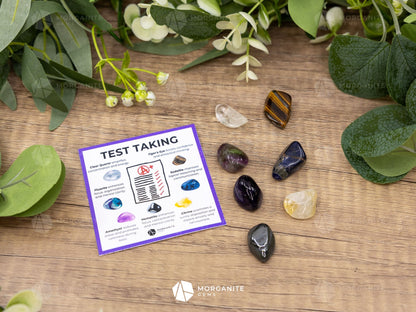Test Taking Crystal Set – Focus Calm and Mental Clarity