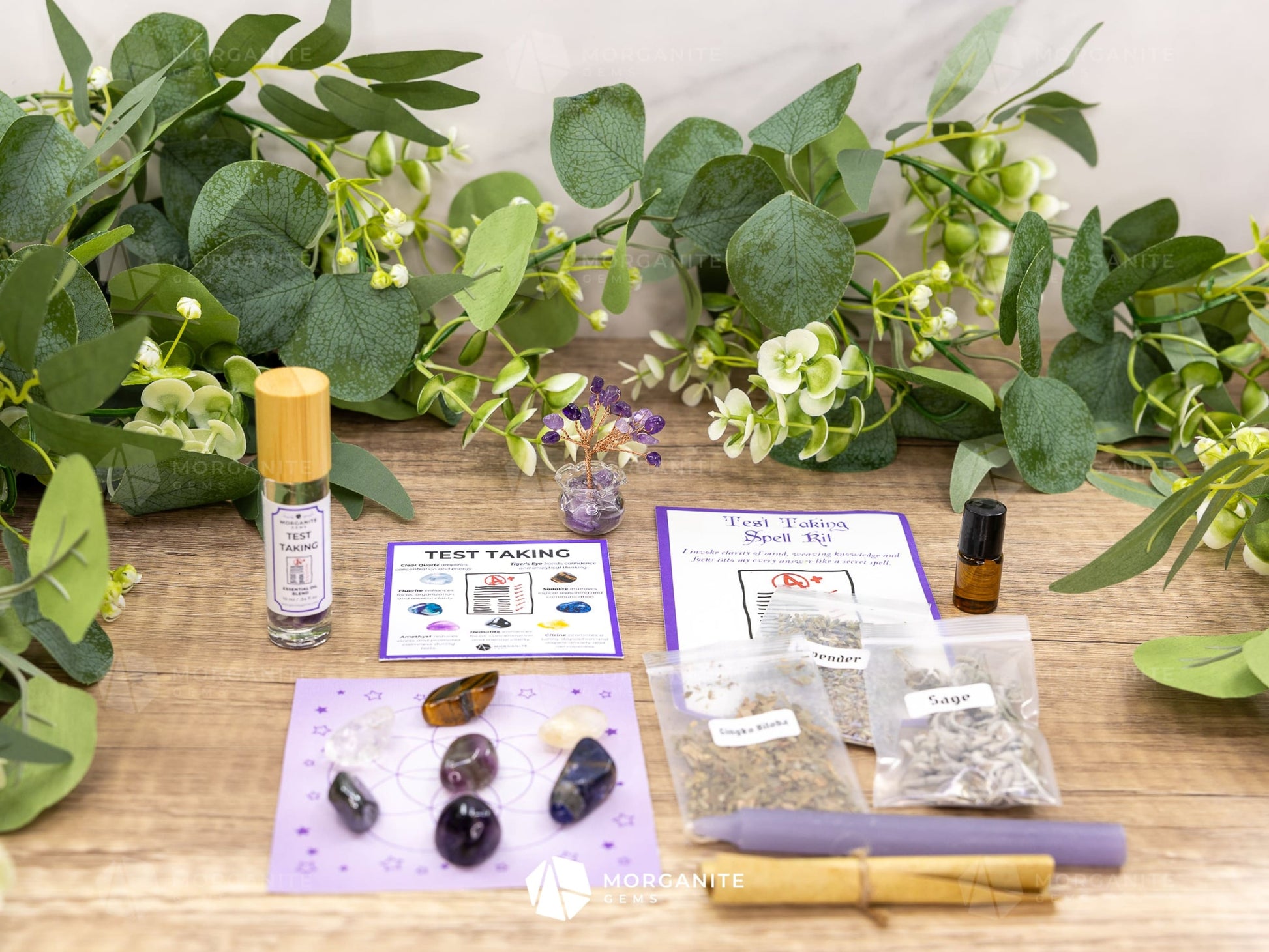 Test Taking Intention Gift Box-Morganite Gems