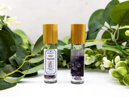 Test Taking Roll-On Essential Oil Blend-Morganite Gems