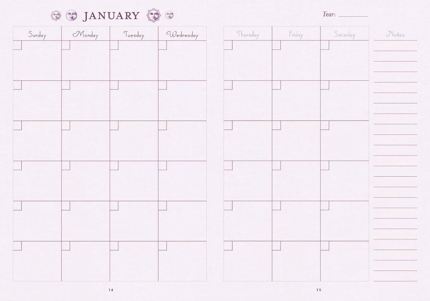 The Good Witch's Perpetual Planner by Shawn Robbins-Morganite Gems