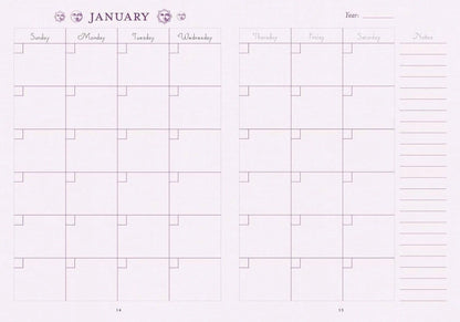 The Good Witch's Perpetual Planner by Shawn Robbins-Morganite Gems