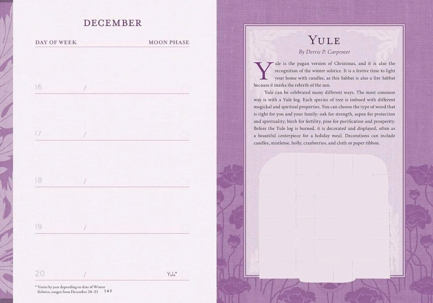 The Good Witch's Perpetual Planner by Shawn Robbins-Morganite Gems