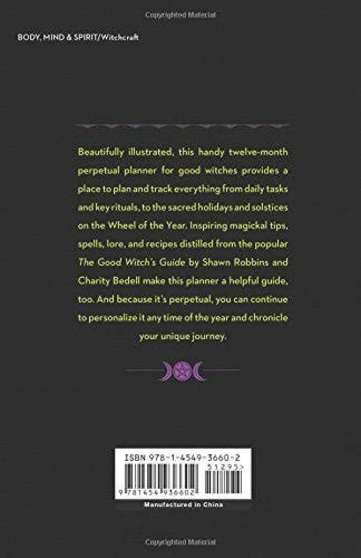 The Good Witch's Perpetual Planner by Shawn Robbins-Morganite Gems