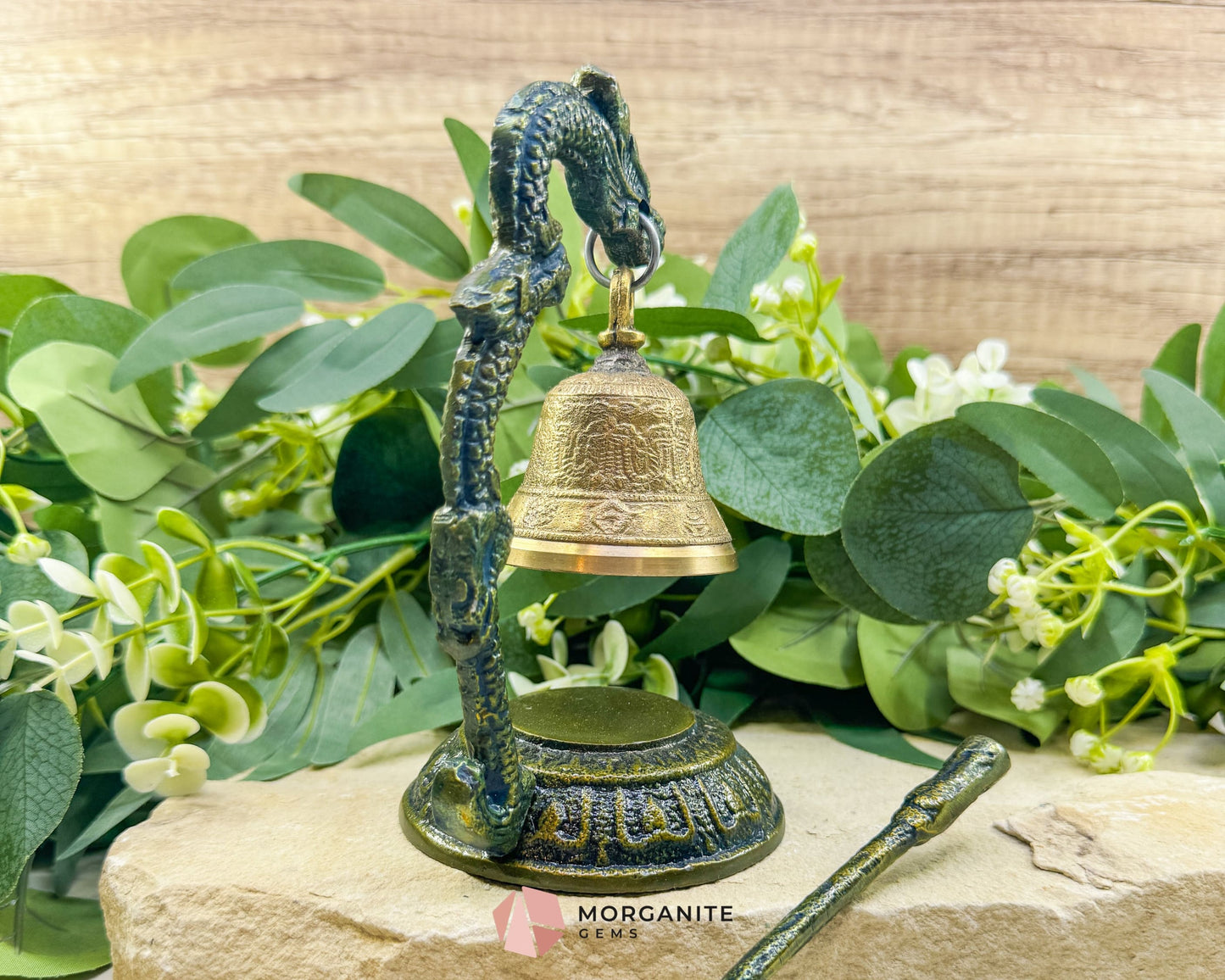 Tibetan Dragon Temple Meditation Gong – 7″ Brass Dragon Gong - Home & Living