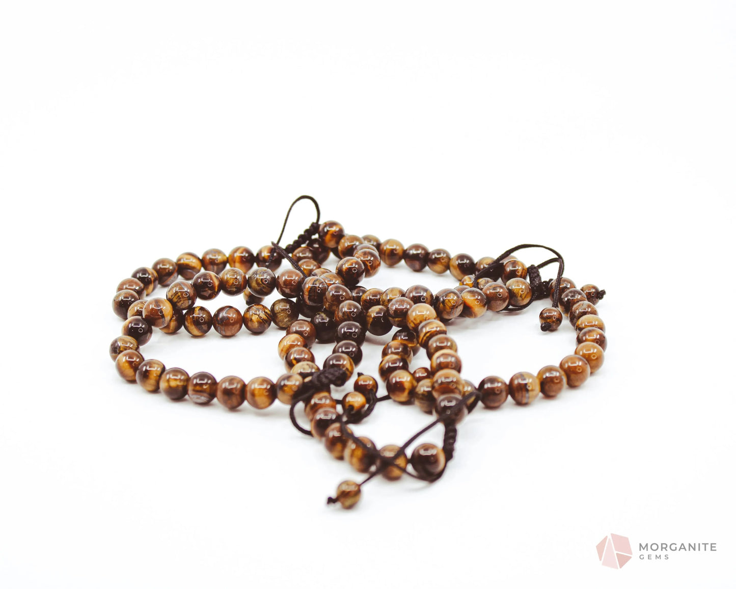 Tiger's Eye Adjustable Bracelet-Morganite Gems