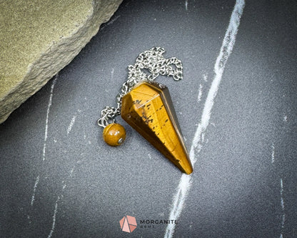 Tiger’s Eye Pendulum for Clarity Focus & Strength - Metaphysical Crystals