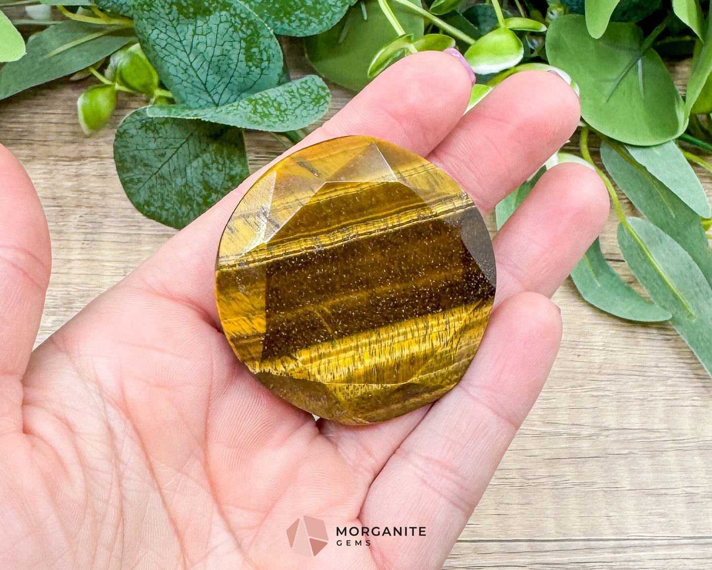 Tiger’s Eye Phone Grip – Courage Protection & Focus Crystal - Metaphysical Crystals