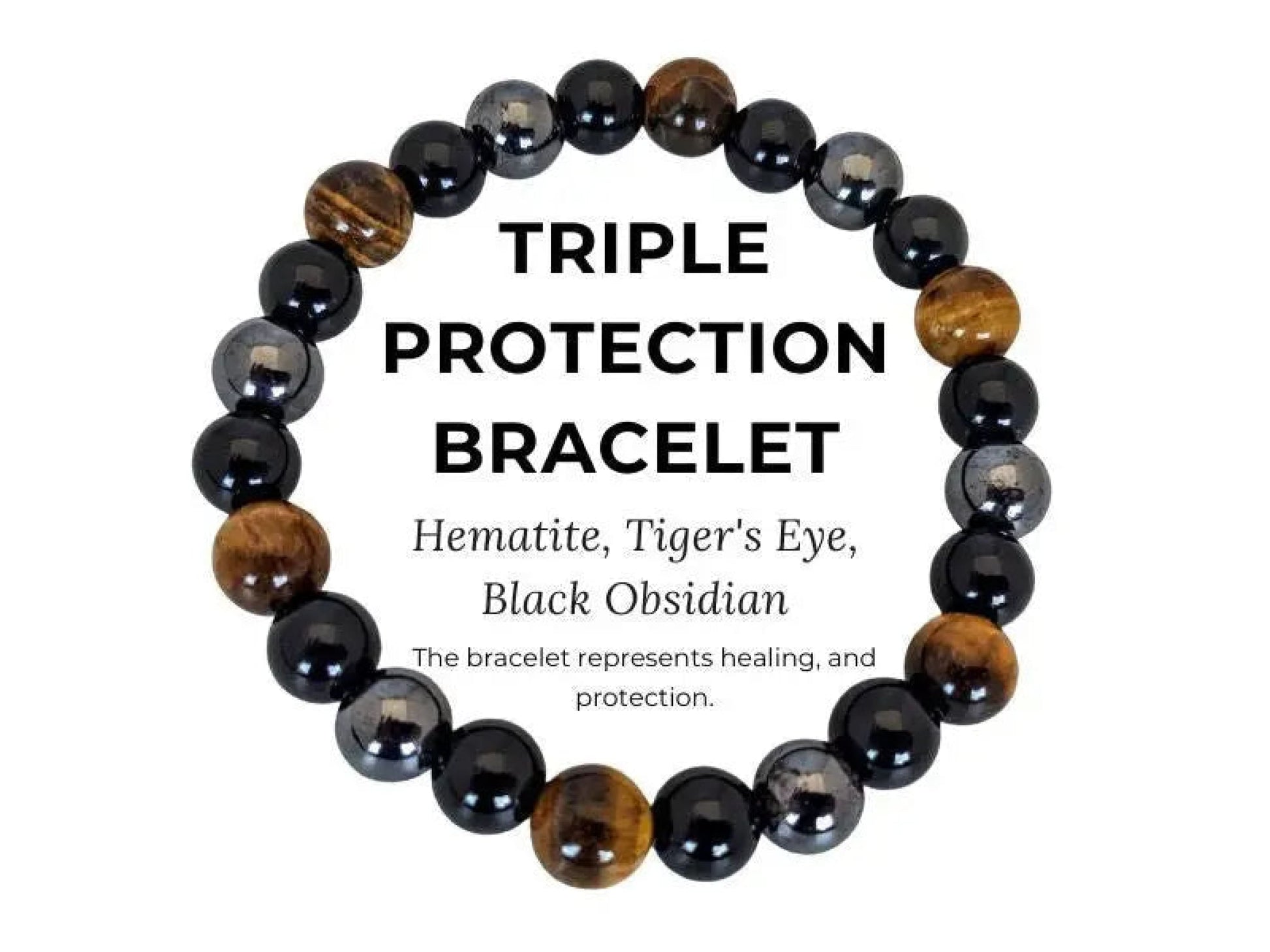 Triple Protection Bracelet-Morganite Gems