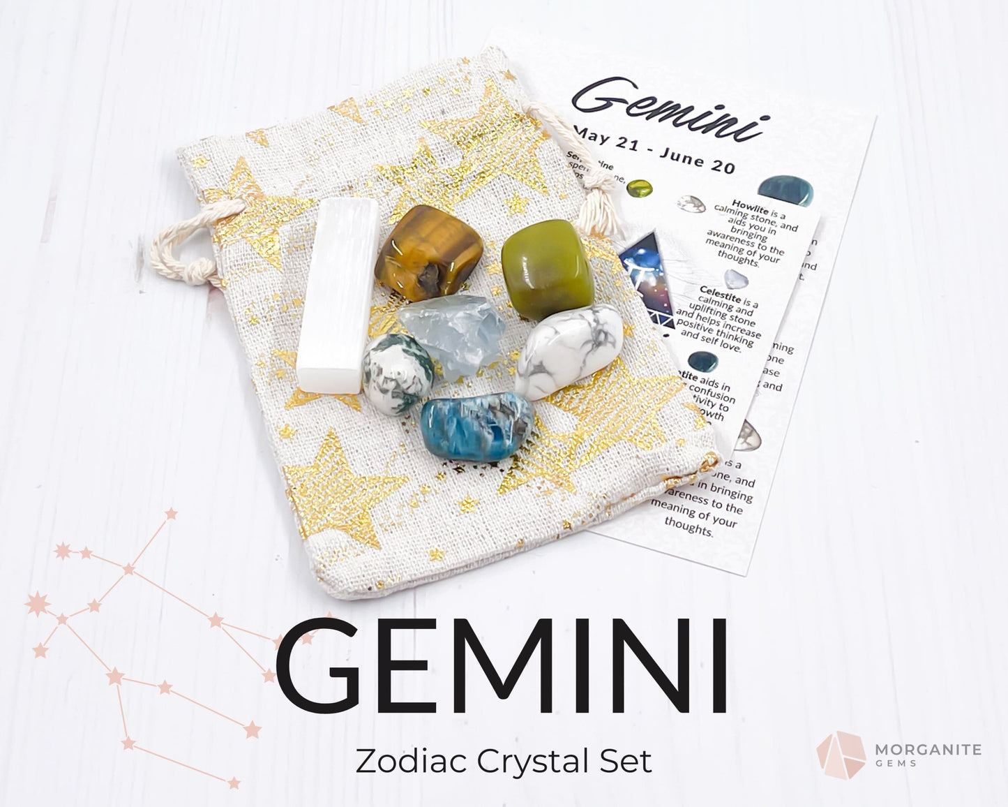 Gemini Crystal Kit-Morganite Gems