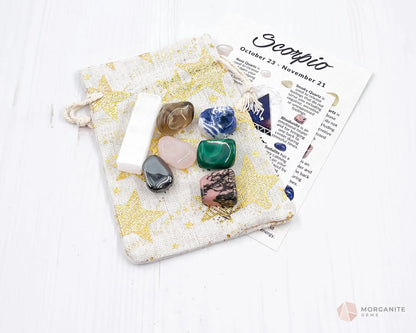 Scorpio Crystal Set-Morganite Gems
