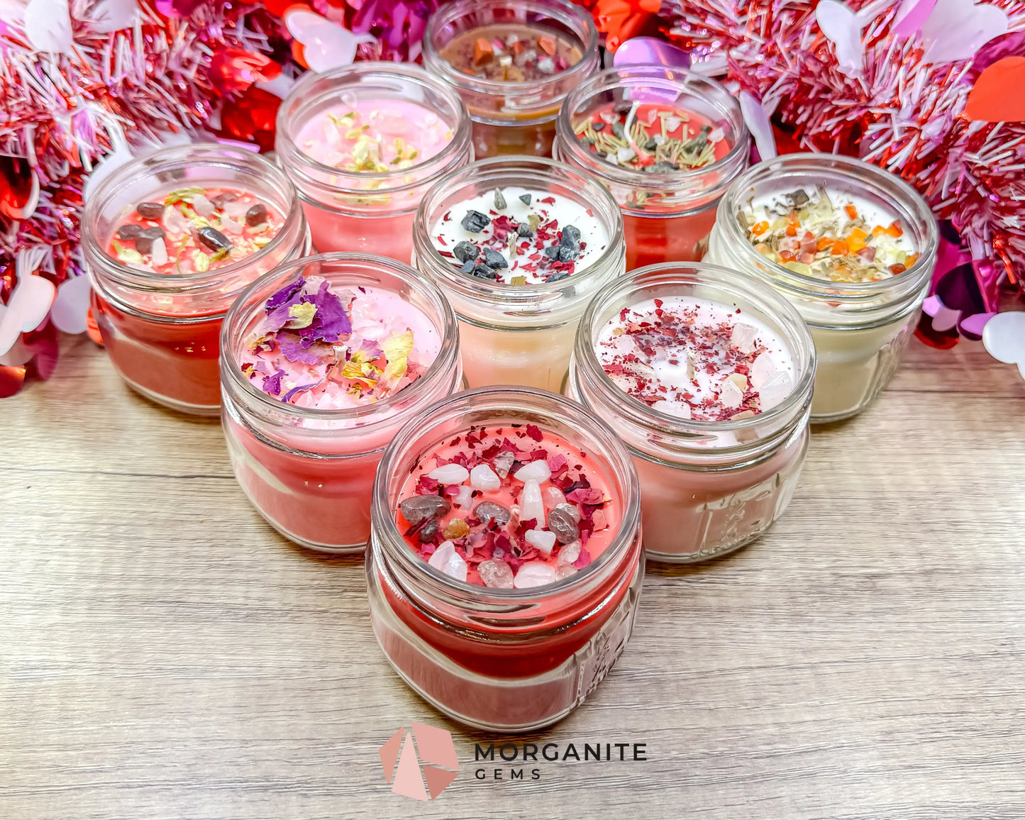 Valentine’s Candle Collection – Hand-Poured Soy Candles - Container Candles