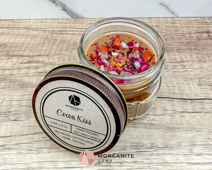 Valentine’s Candle Collection – Hand-Poured Soy Candles - Cocoa Kiss - Container Candles