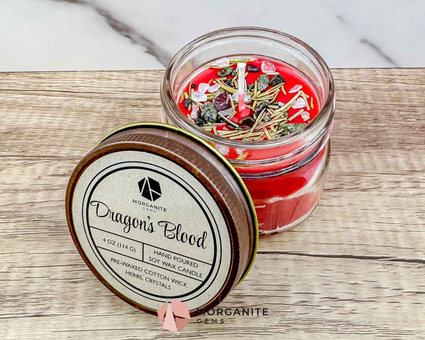 Valentine’s Candle Collection – Hand-Poured Soy Candles - Dragon’s Blood - Container Candles