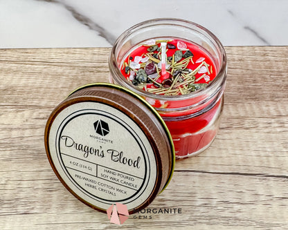 Valentine’s Candle Collection – Hand-Poured Soy Candles - Dragon’s Blood - Container Candles