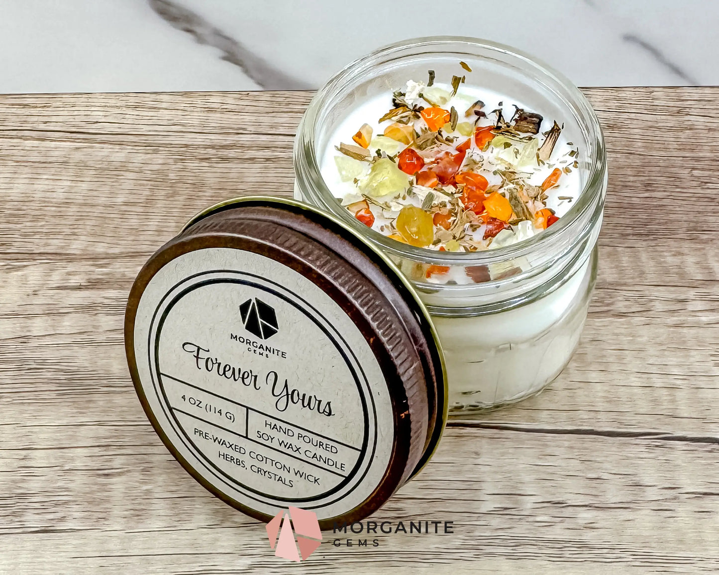 Valentine’s Candle Collection – Hand-Poured Soy Candles - Forever Yours - Container Candles