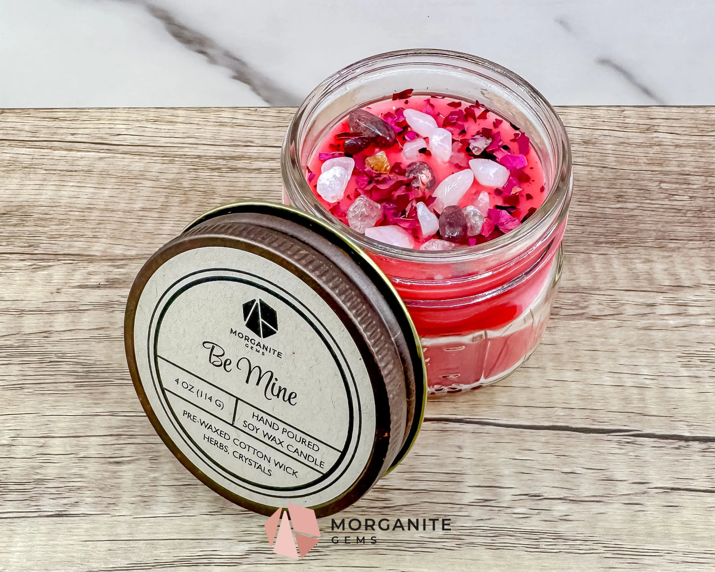Valentine’s Candle Collection – Hand-Poured Soy Candles - Be Mine - Container Candles