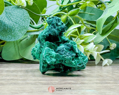 Velvet Malachite Cluster – 114g Natural Crystal for Heart Healing Transformation & Protection - Metaphysical Crystals