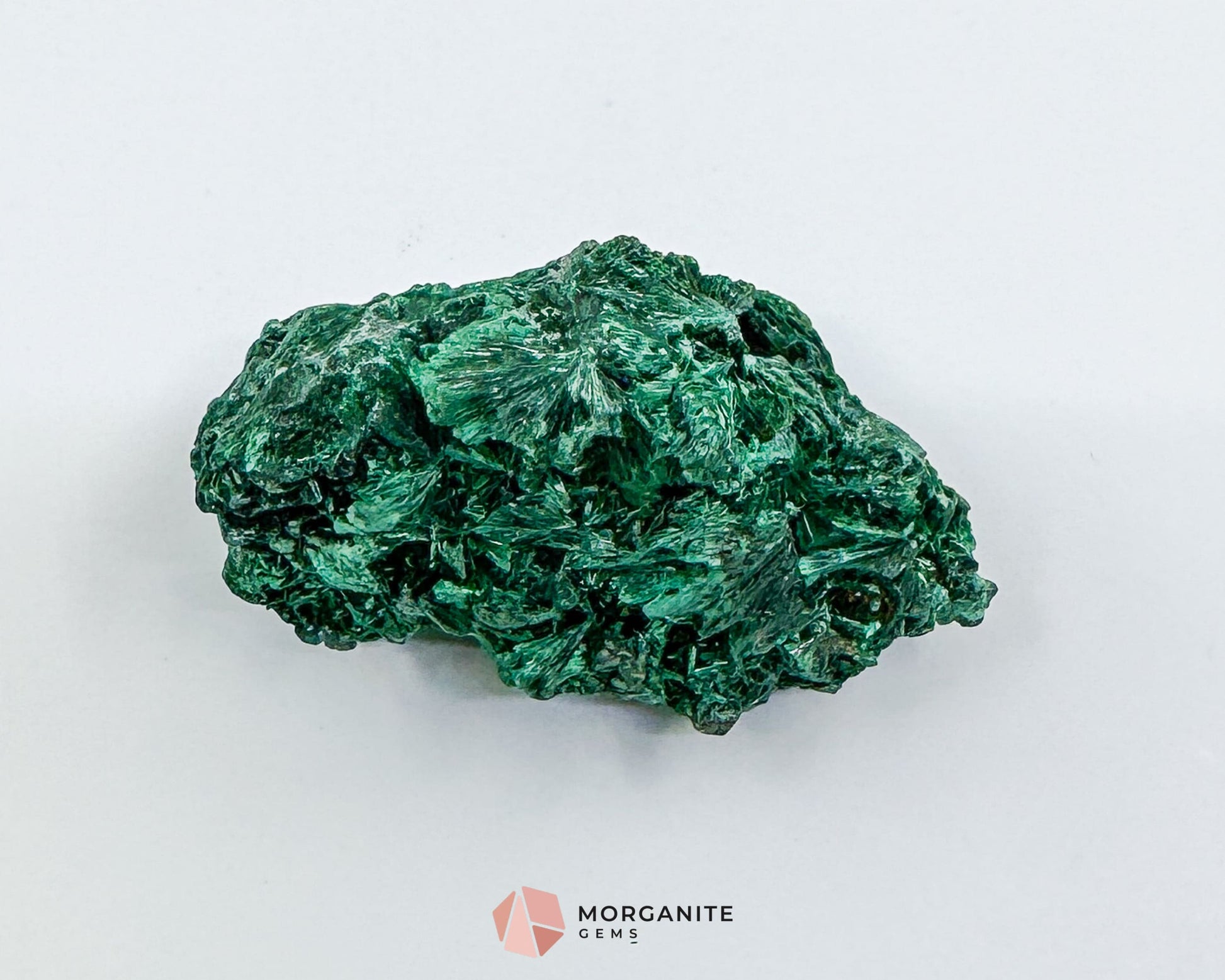 Velvet Malachite Cluster – 66g Natural Crystal for Transformation Heart Healing & Collector Display - Metaphysical