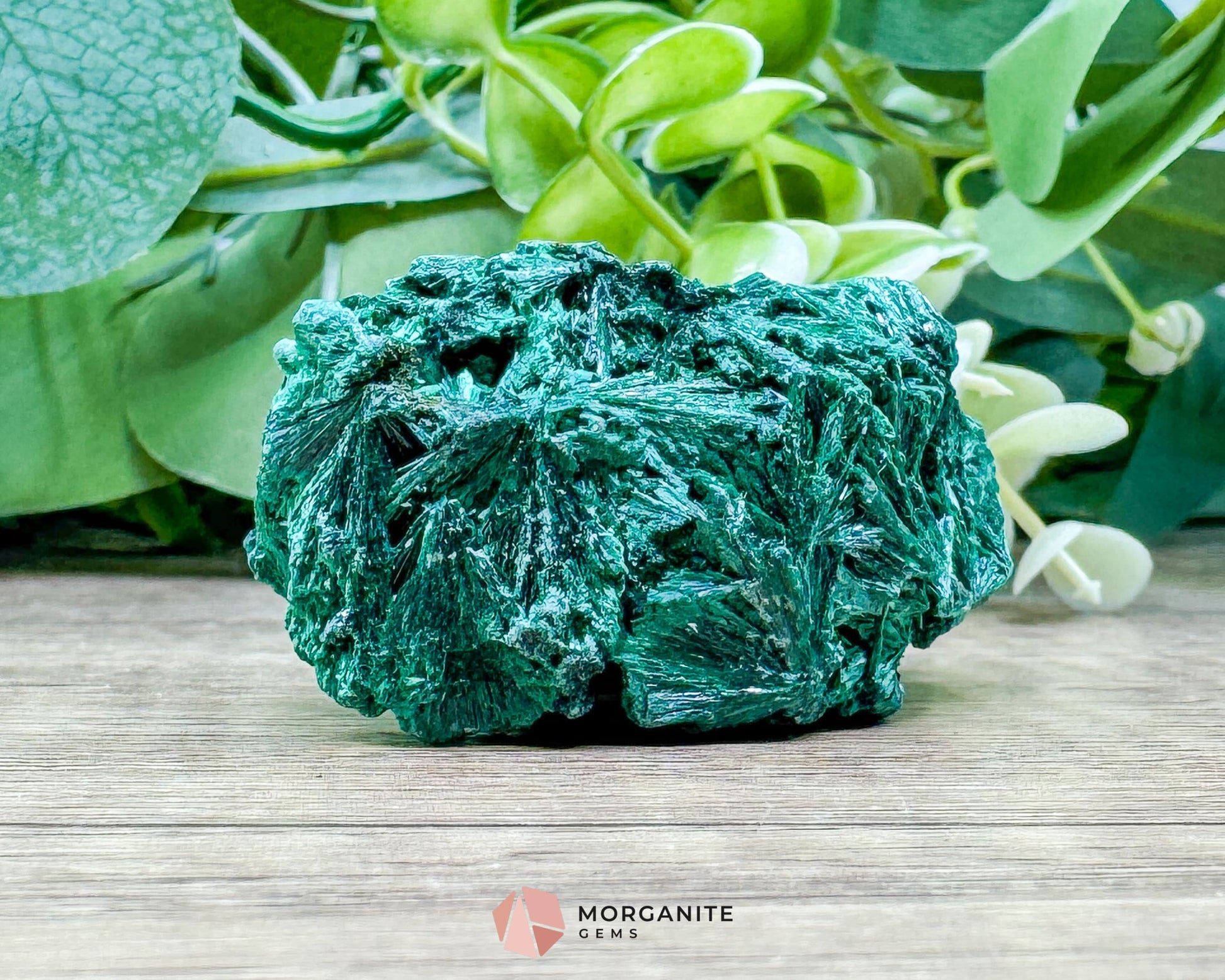 Velvet Malachite Cluster – 66g Natural Crystal for Transformation Heart Healing & Collector Display - Metaphysical