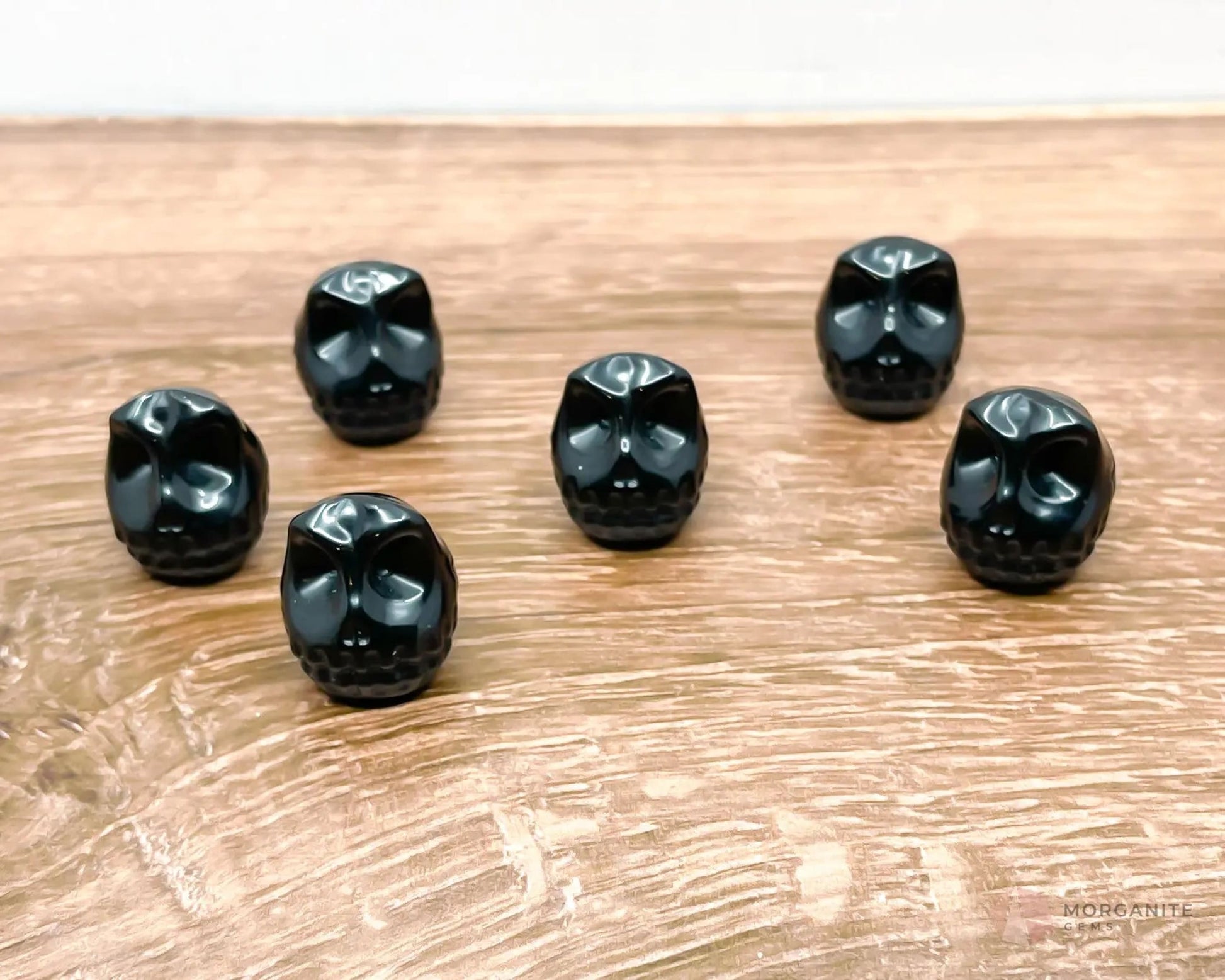 Voodoo Doll Obsidian Carving-Morganite Gems