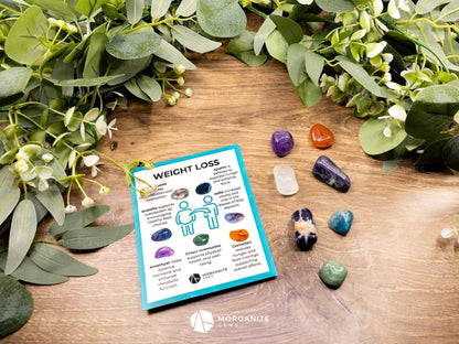 Weight Loss Crystal Set – Motivation Balance and Positive Energy