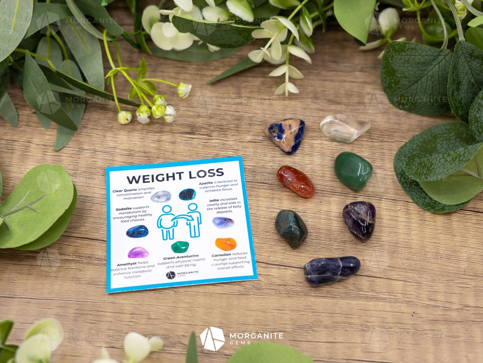 Weight Loss Crystal Set – Motivation Balance and Positive Energy