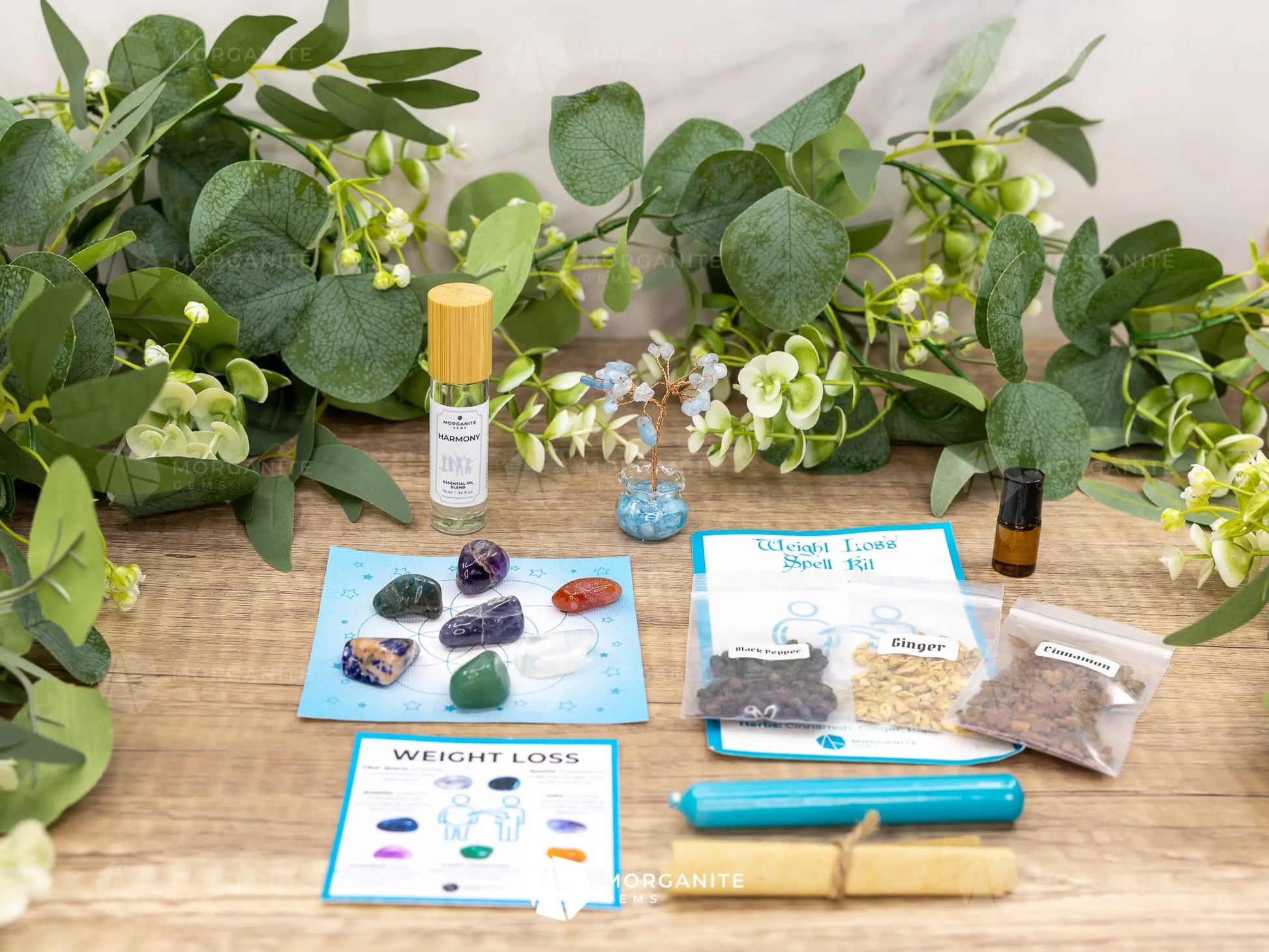 Weight Loss Intention Gift Box-Morganite Gems