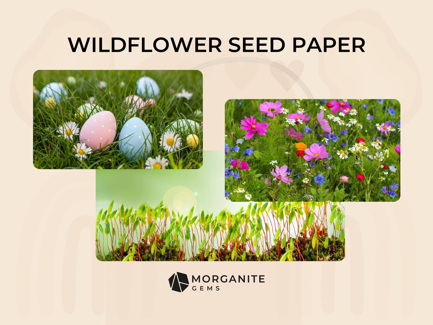 Wildflower Seed Paper Set-Morganite Gems