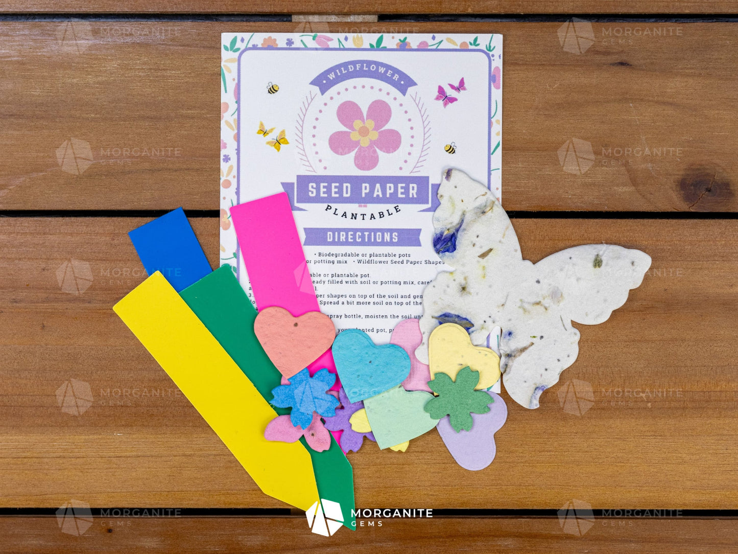 Wildflower Seed Paper Set-Morganite Gems