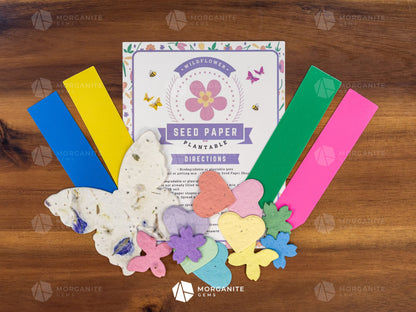 Wildflower Seed Paper Set-Morganite Gems