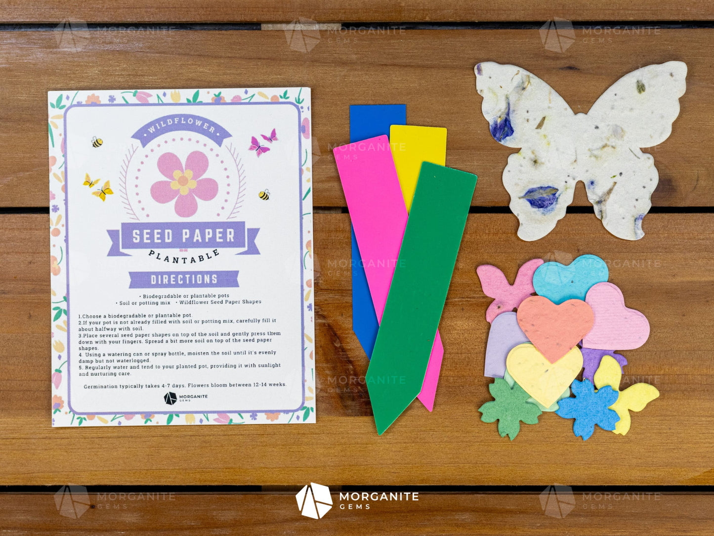 Wildflower Seed Paper Set-Morganite Gems